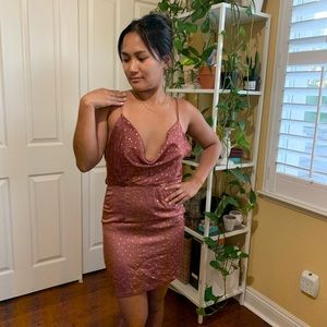 Nasty Gal Cowl Neck Dress